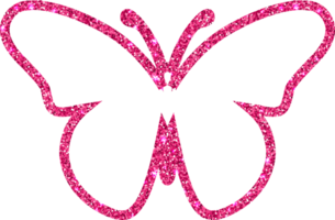 Pink butterfly for decoration and celebration. png