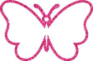 Pink butterfly for decoration and celebration. png