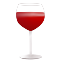 uma taça de vinho tinto png