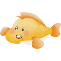 mare animali acquerello così carino png