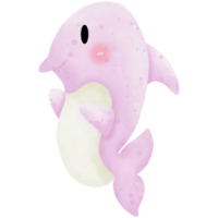 mare animali acquerello così carino png