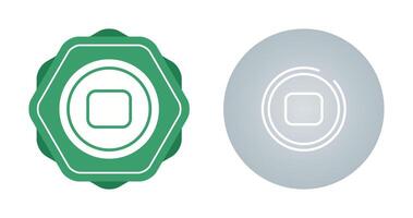 Stop Button Vector Icon