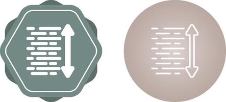 Line Spacing Vector Icon