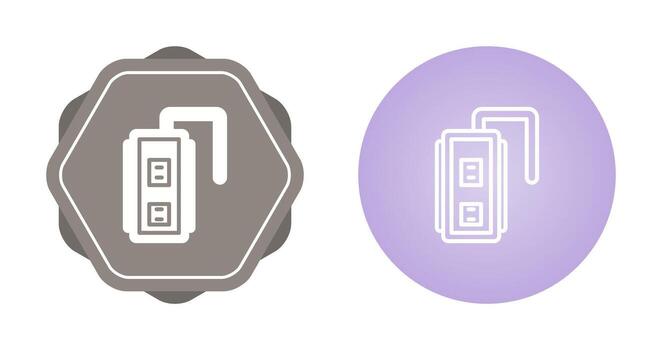 icono de vector de enchufe