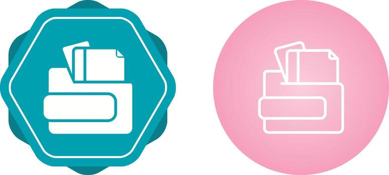 icono de vector de documento