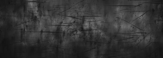 AI generated Grunge black scratch Texture Background photo