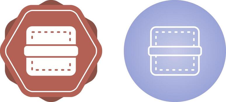 icono de vector de borde