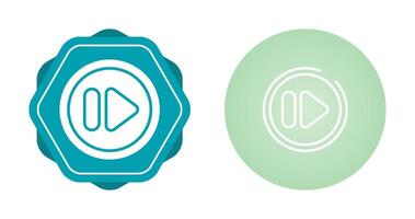 Fast Forward Button Vector Icon