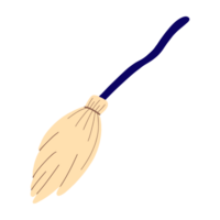 with broom for halloween png