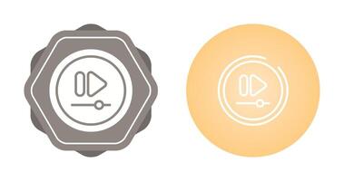 Video Fast Forward Button Vector Icon