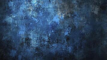 AI generated Blue Grunge Background photo