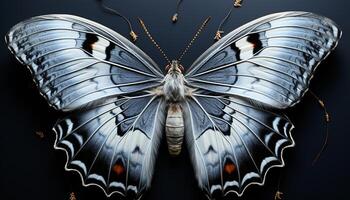ai generado mariposa ala, multi de colores patrón, volador en naturaleza generado por ai foto