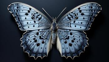 ai generado mariposa volador, multi de colores belleza en naturaleza ilustración generado por ai foto