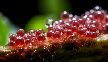 ai generado frescura y belleza en naturaleza, un maduro Fruta generado por ai foto