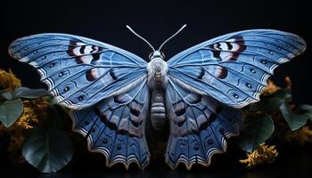 ai generado mariposa ala patrón, multi de colores belleza en naturaleza generado por ai foto