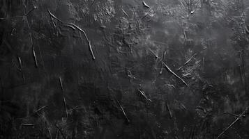 AI generated Grunge black scratch Texture Background photo