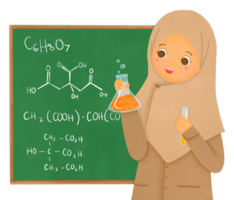 Muslim Teacher Character png