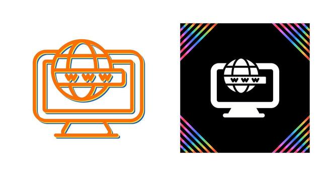 Computer Vector Icon