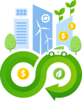 Sustainable Finance Illustration png
