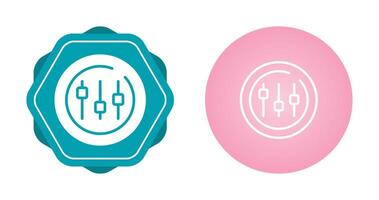 Music Equalizer Circle Vector Icon