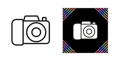 icono de vector de cámara dslr