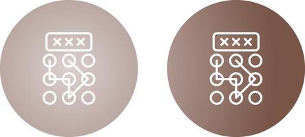 Pattern Lock Vector Icon