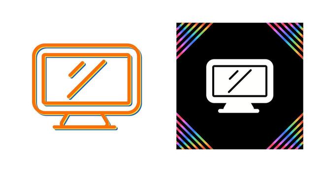 Computer Vector Icon