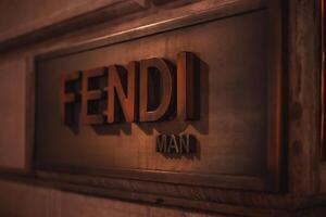 Milan, Italy - December 2, 2023 Fendi store in Milan. Montenapoleone area. Fendi fashion store in the historical center of Milan. photo