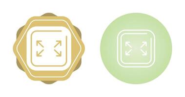Fullscreen Square Vector Icon