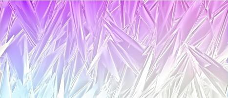 AI generated Abstract background featuring sharp crystal-like structures in shades of purple and white with a luminous quality photo