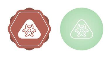 Hazardous materials symbol Vector Icon