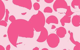 a pink and white pattern with many shapes vector