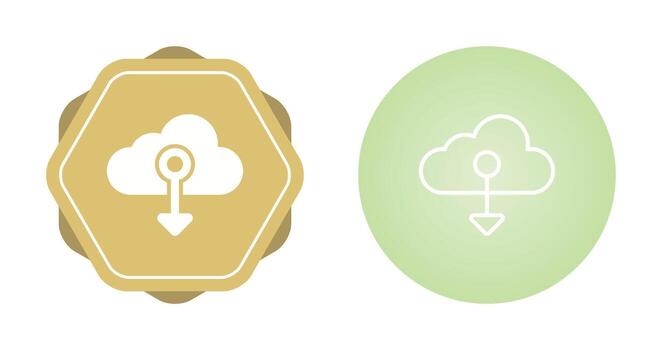 Cloud Native Vector Icon