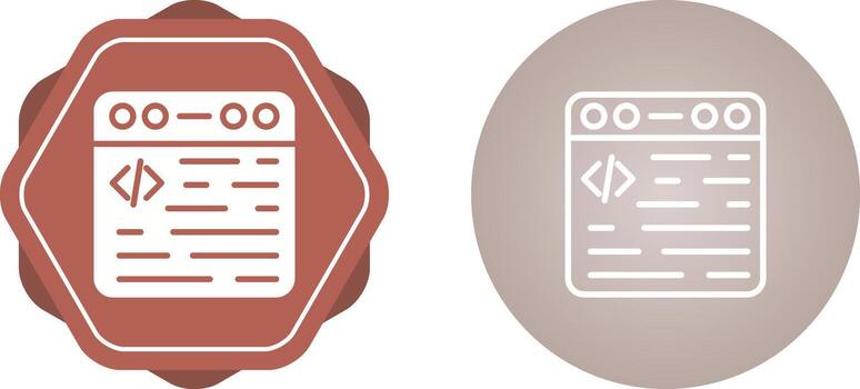 icono de vector de navegador