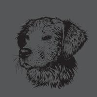 DOG VECTOR LOGO Print