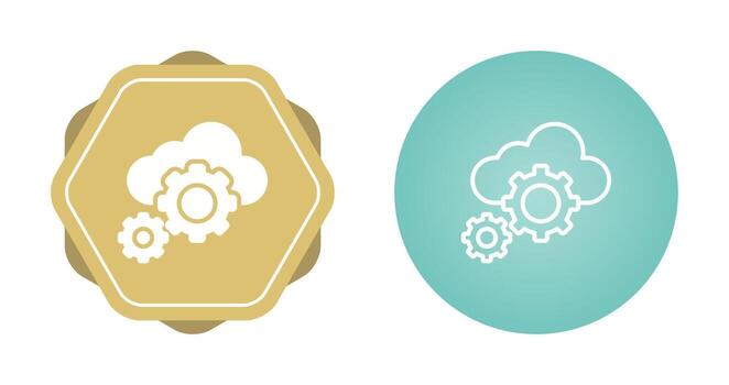 Cloud Orchestration Vector Icon