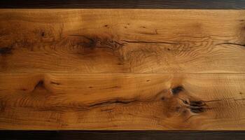 AI generated Wood plank flooring, old and weathered, adds rustic charm indoors generated by AI photo