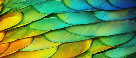 AI generated close-up vibrant butterfly wings pattern photo