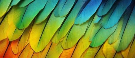 AI generated close-up vibrant butterfly wings pattern photo