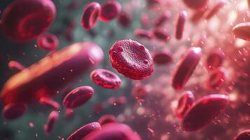 AI generated Vital Blood Cells photo