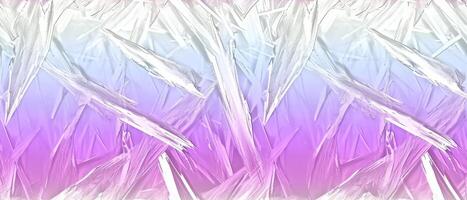 AI generated Abstract background featuring sharp crystal-like structures in shades of purple and white with a luminous quality photo