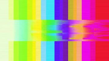 Screen animation for no signal material with glitch effect. video