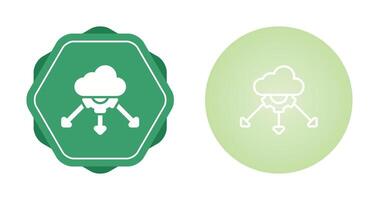 Network Load Balancing Vector Icon