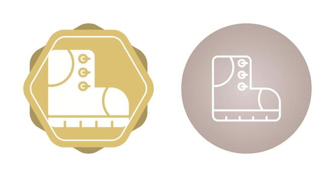 Electrical Work Boots Vector Icon