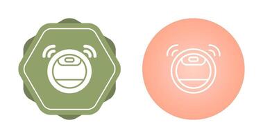 Robot Vacuum Cleaner Vector Icon