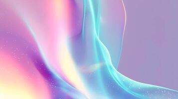 AI generated colorful abstract wavy gradient background photo