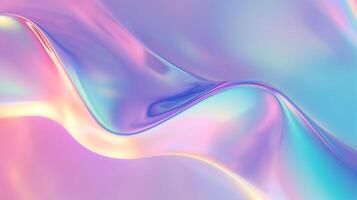 AI generated colorful abstract wavy gradient background photo
