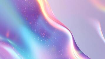 AI generated colorful abstract wavy gradient background photo