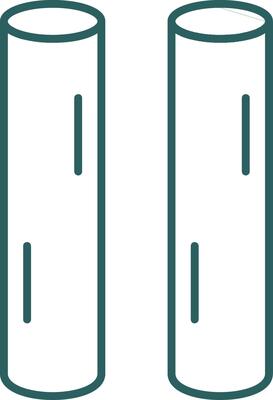 Chalk Line Gradient Icon