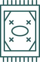 Carpet Line Gradient Icon vector